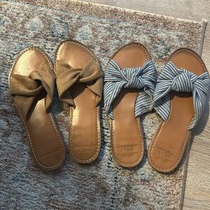 Abercrombie Slides Like New!